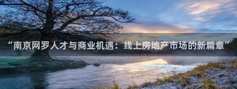 和记娱的确好h88285官网：“南京网罗人才与商业机遇：线上