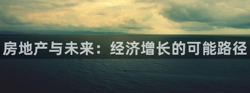 和木记手帕官网：房地产与未来：经济增长的可能路径