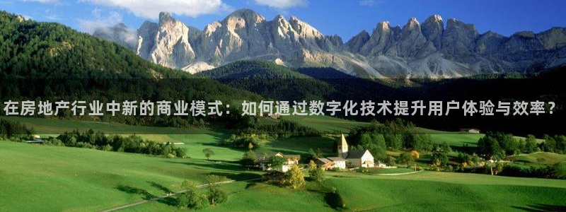菲律宾和记官网：在房地产行业中新的商业模式：如何通过数字化技