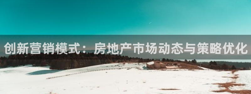 和记3官网：创新营销模式：房地产市场动态与策略优化
