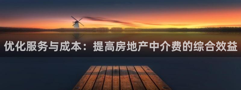 和记官网客户端：优化服务与成本：提高房地产中介费的综合效益