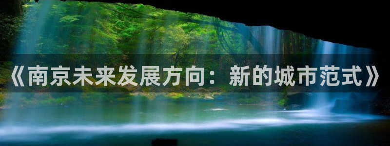 和记万佳官网：《南京未来发展方向：新的城市范式》