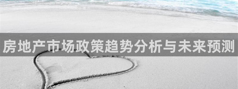 和记官网手机版：房地产市场政策趋势分析与未来预测