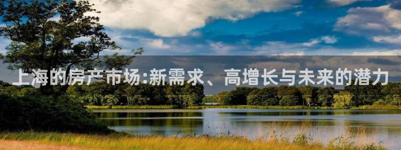 和记电游官网：上海的房产市场:新需求、高增长与未来的潜力