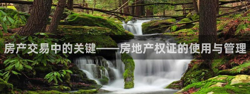 和记娱可信赖h88285官网：房产交易中的关键——房地产权证