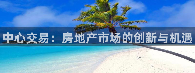 江苏和记伟业官网：中心交易：房地产市场的创新与机遇