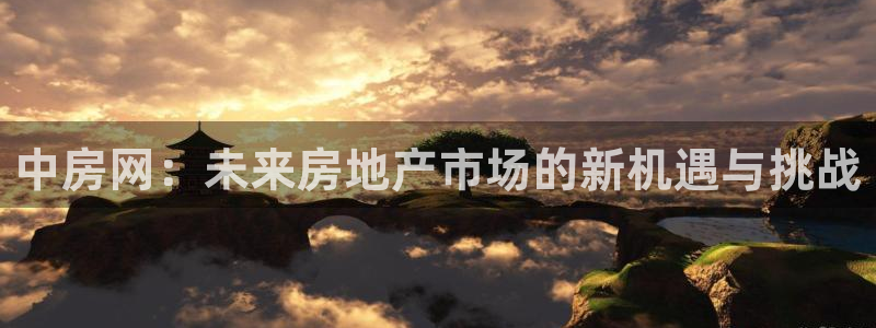 和记3卡官网是哪：中房网：未来房地产市场的新机遇与挑战