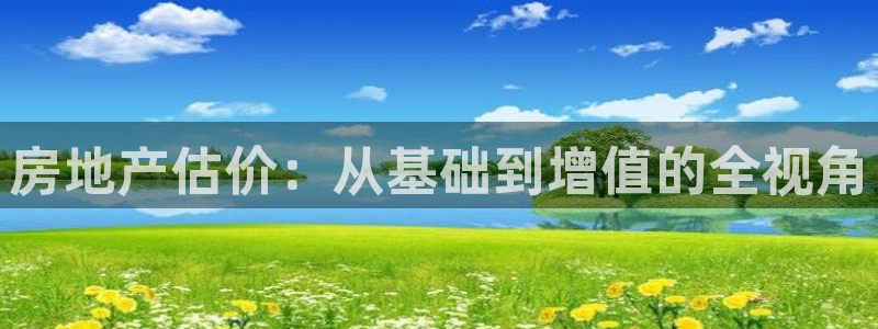 和记app官网登录：房地产估价：从基础到增值的全视角