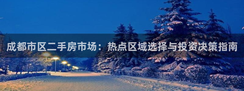 元和记官网：成都市区二手房市场：热点区域选择与投资决策指南