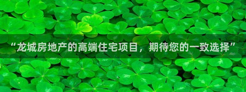 和记官网开户：“龙城房地产的高端住宅项目，期待您的一致选择”