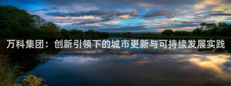 澳门和记 官网：万科集团：创新引领下的城市更新与可持续发展实