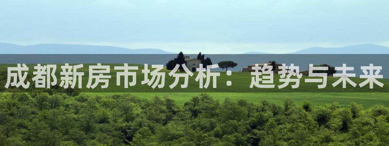澳门和记官网：成都新房市场分析：趋势与未来