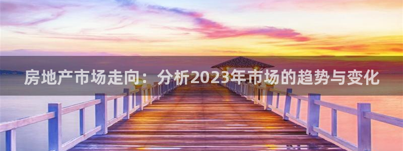 和记增值官网：房地产市场走向：分析2023年市场的趋势与变化
